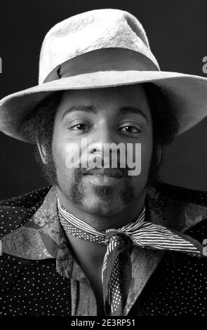 Chris Amoo von The Real Thing, London 1977 Stockfoto