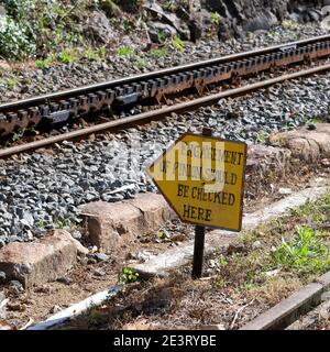 Nilgiri Mountain Railway, Indien Stockfoto