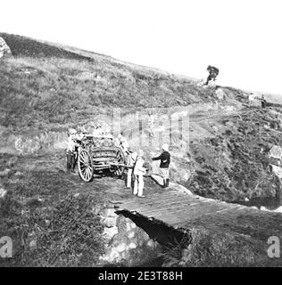 Manoeuvres du 7e régiment d'artillerie coloniale autour de Tananarive D68-42-440. Stockfoto