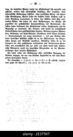 Manifest der kommunistischen Partei (Marx) 028. Stockfoto