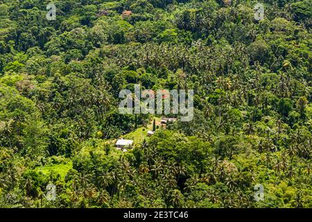 Luftaufnahme von Bougainville, Papua-Neuguinea Stockfoto