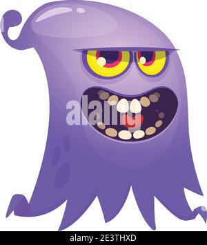 Wütend Cartoon fliegende Monster. Vektorgrafik Stock Vektor