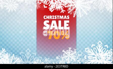Set von Neujahrsgeschenke auf einem transparenten Hintergrund. Weihnachtsangebote Jetzt Kaufen. Frohe Weihnachten und Frohes neues Jahr. Farbig. Winterurlaub Eingestellt Stock Vektor