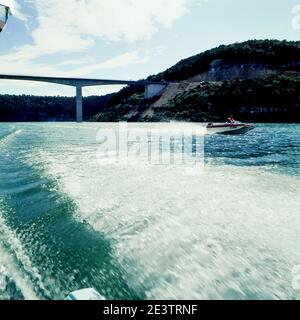 Vouglans See, Vouglans, Jura, Frankreich, 1969: Stockfoto