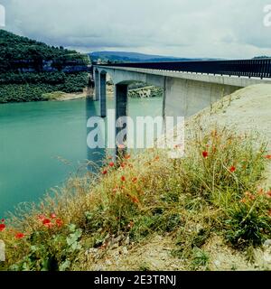 Vouglans See, Vouglans, Jura, Frankreich, 1969: Stockfoto