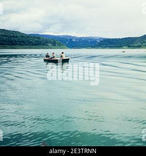 Vouglans See, Vouglans, Jura, Frankreich, 1969: Stockfoto