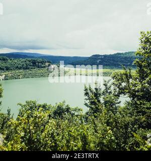 Vouglans See, Vouglans, Jura, Frankreich, 1969: Stockfoto