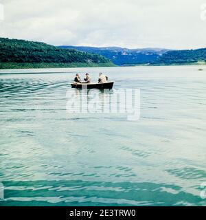 Vouglans See, Vouglans, Jura, Frankreich, 1969: Stockfoto