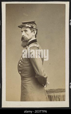 Major General Lewis Wallace des 11. Indiana Infantry Regiment und 66. Indiana Infantry Regiment in Uniform) - Charles D. Fredricks & Co., ''Specialité', 587 Broadway, New York Stockfoto