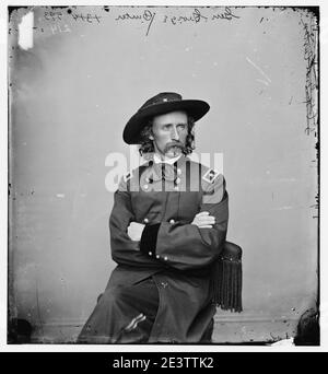 Generalmajor George Armstrong) Custer Stockfoto