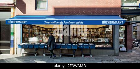 DEUTSCHLAND / Köln / Buchhandlungen /. Außenansicht der modernen Buchhandlung Walter Koenig in Colonge. Stockfoto