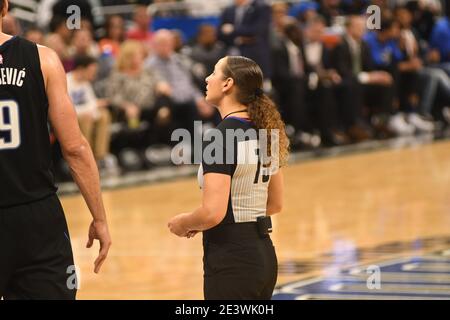 Orlando Magic Gastgeber der Louisiana Pelicans im Amway Center in Orlando Florida am Mittwoch, 20. März 2019. Bildnachweis: Marty Jean-Louis Stockfoto