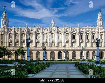 Gran Theater Havanna (Gran Teatro de La Habana) Heimat des kubanischen Nationalballetts in der Altstadt von Havanna Stadtzentrum von Havanna vieja Stockfoto