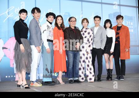 Taipeh. Januar 2021. Ruby Lin besucht die Premiere von± The Arc of Life 20 mit Ivy Chen, Roy Chiu, Jian man-shu, Chris Wang, Lee Li-Chun, Brando Huang etc. Am 2021. Januar in Taipei, Taiwan, China.(Photo by TPG) Credit: TopPhoto/Alamy Live News Stockfoto