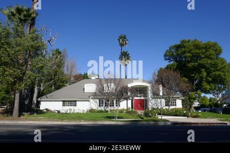 Sherman Oaks, Kalifornien, USA 20. Januar 2021 EINE allgemeine Sicht der Atmosphäre des ehemaligen Wohnsitzes von Liberace am 15405. Januar 20 2021 in Sherman Oaks, Kalifornien, USA. Foto von Barry King/Alamy Stockfoto Stockfoto