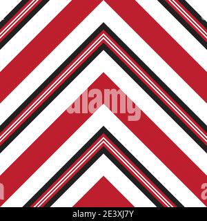 Rot Chevron diagonal gestreiften nahtlosen Muster Hintergrund geeignet für Mode-Textilien, Grafiken Stockfoto