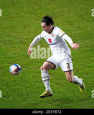 Aktenfoto vom 12-12-2020 von MK Dons' George Williams. Ausgabedatum: Donnerstag, 21. Januar 2021. Stockfoto