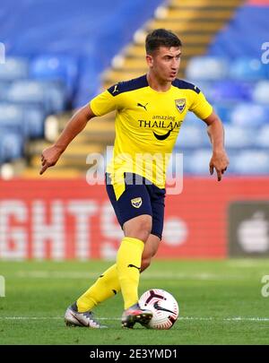 Aktenfoto vom 25-08-2020 von Cameron Brannagan von Oxford United. Ausgabedatum: Donnerstag, 21. Januar 2021. Stockfoto