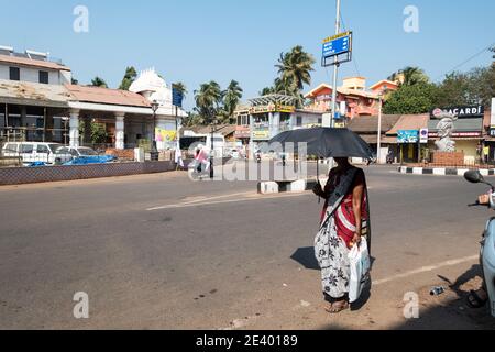 Rund Um Calangute Goa Stockfoto