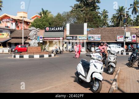 Rund Um Calangute Goa Stockfoto