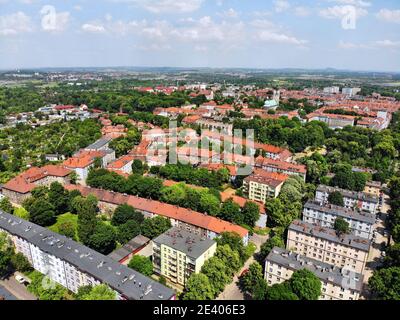 Bytom Stadt Luftbild. Oberschlesien in Polen. Stockfoto