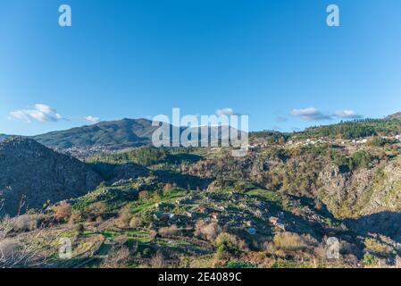 Farbbild Nationalpark Village Peneda-Geres, Portugal . Januar 2021 Stockfoto