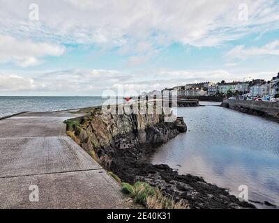 Das Long Hole in Bangor, Nordirland Stockfoto