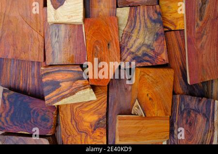 Wand natürlichen Palisander Holz Hintergrund Stockfoto
