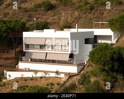 Set arq. Architekten el Port de la selva, Girona, wohnhaus, Wohnhaus, Mietshaus, casa, casa, einfamilienhaus, Einfamilienhaus, Einfamilienhaus, Einfamilienhaus, Stockfoto