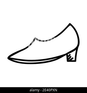 Handgezeichnetes Symbol Für Schuhe Zum Muttertag. Vektor-Design Illustration Zeichen Logo. Stock Vektor