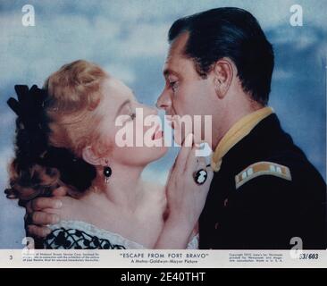 FLUCHT AUS FORT BRAVO (1953) ELEANOR PARKER WILLIAM HOLDEN JOHN STURGES (DIR) MOVIESTORE COLLECTION LTD Stockfoto