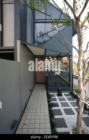 Terrace House, Brisbane, Australia, Australien, Architekten: Codd Stenders, 2005,, Wohnhaus, casa, vivienda, Wohnhaus, Residenz, casa, teneme Stockfoto