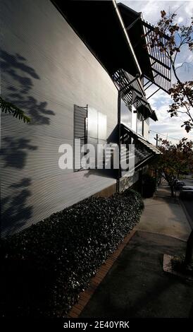 Terrace House, Brisbane, Australia, Australien, Architekten: Codd Stenders, 2005, , wohnhaus, casa, vivienda, Wohnhaus, Residenz, casa, tenem Stockfoto