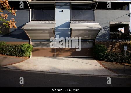 Terrace House, Brisbane, Australia, Australien, Architekten: Codd Stenders, 2005, , wohnhaus, casa, vivienda, Wohnhaus, Residenz, casa, tenem Stockfoto