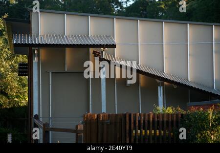 Viridian Apartments, Noosa Heads, Queensland, Australien, Australien, Architekt: John Mainwaring, 2007, wohnhaus, casa, vivienda, Wohnhaus, RE Stockfoto