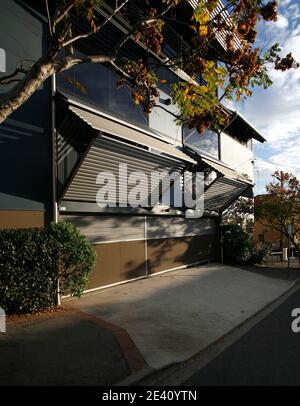 Terrace House, Brisbane, Australia, Australien, Architekten: Codd Stenders, 2005, , wohnhaus, casa, vivienda, Wohnhaus, Residenz, casa, tenem Stockfoto