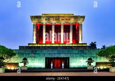Ho-Chi-Minh-Mausoleum in Hanoi, Vietnam Stockfoto