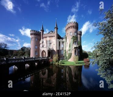 Blick von Südost auf das Schloß Stockfoto