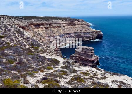 Australien, Kalbarri National Park, Schloss Cove Stockfoto