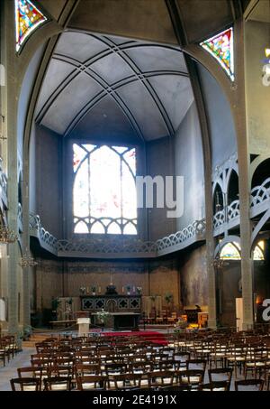 Innenraum nach OSTENDE Stockfoto