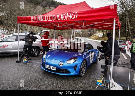 31 OCON Esteban (FRA), ALPINE A110S, Portrait während der Rallye-Weltmeisterschaft 2021, Rallye Monte Carlo am 20. Bis 24. Januar 2021 in Monaco - Foto Francois Flamand / DPPI / LM Stockfoto