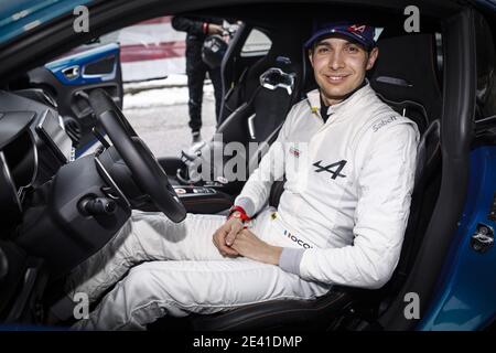 31 OCON Esteban (FRA), ALPINE A110S, Portrait während der Rallye-Weltmeisterschaft 2021, Rallye Monte Carlo am 20. Bis 24. Januar 2021 in Monaco - Foto Francois Flamand / DPPI / LM Stockfoto