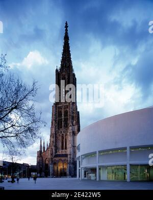 Blick von Westen Stockfoto