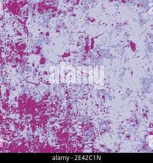 Rosa und violett gebeizt Grunge verzweifelt quadratischen Hintergrund. Grungige Vektorstruktur. Stock Vektor