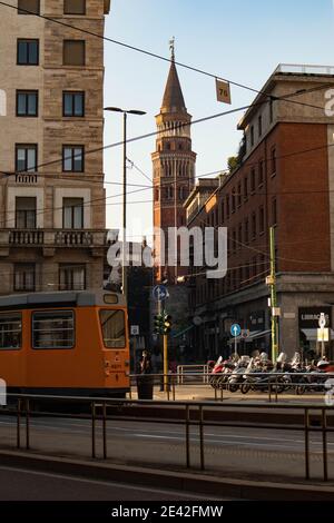 Mailand Innenstadt nach Covid19 Lockdown 2020 Stockfoto