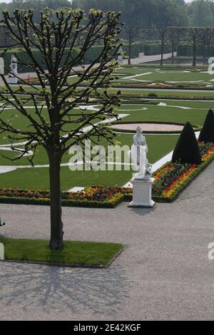 Schloßpark, Parterre Stockfoto