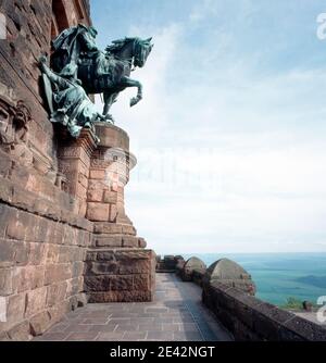 Kaiser-Wilhelm-Denkmal Stockfoto