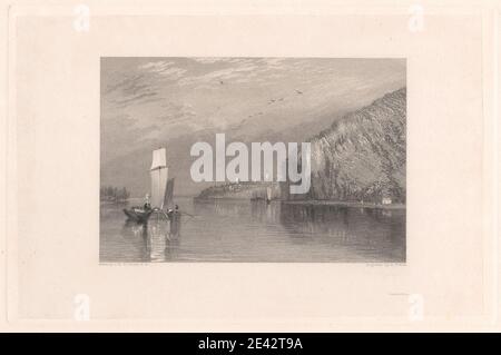 Robert Wallis, 1794â € "1878, britische, Coteaux de Mauves, 1833. Liniengravur. Stockfoto