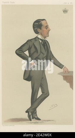 Leslie Matthew 'Spy' ward, 1851â € "1922, Briten, Politiker - Vanity Fair - "Chelsea und die Kolonien". Earl Cadogan. Juni 1881, 1881. Chromolithographie. Stockfoto