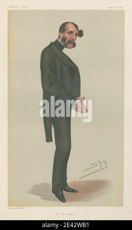 Leslie Matthew 'Spy' ward, 1851â € "1922, Briten, Politiker - Vanity Fair - "The Dowager". Die Rt. Hon. Lord Claud Hamilton. 10., 1877. März 1877. Chromolithographie. Stockfoto